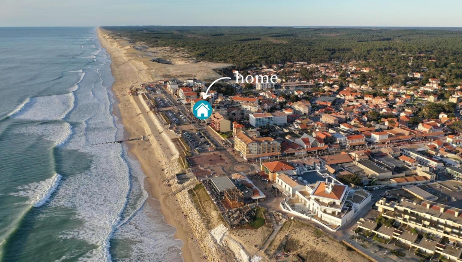 Studio Vue Imprenable Sur Ocean 라카노오세앙 외부 사진